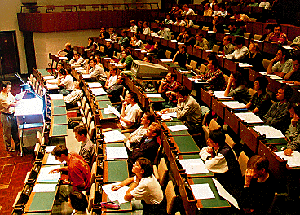 Lecture in main auditorium