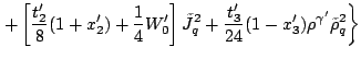 $\displaystyle \displaystyle \hfill\left.+\left[\frac{t_2'}{8}(1+x_2')+
\frac{1}...
...right]\tilde J_q^2
+\frac{t_3'}{24}(1-x_3')\rho^{\gamma'}\tilde\rho_q^2\right\}$
