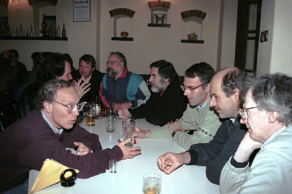 B. Ovrut, S. King, H.
Haber, S. 
Raby, F. Feruglio, F. Zwirner, C. Froggatt