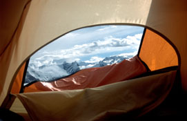 Widok z
namiotu