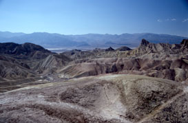 Widok na Death Valley z
Zabriskie Point