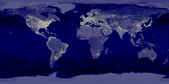 The Earth at Night