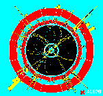 Rekonstrukcja zderzenia w detektorze ALEPH 