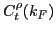 $\displaystyle C_t^{\rho}(k_F)$