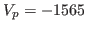 $V_{p} = -1565$