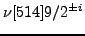 $\pi [422]3/2^{\pm i}$