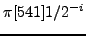 $\pi [550]1/2^{-i}$