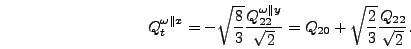 $Q^{\omega\parallel{x}}_{t}$