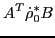 $\displaystyle A^T {\dot \rho}^\ast_0 B$