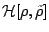 $\mathcal{H}[\rho,\tilde\rho]$