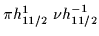 $\pi{}h_{11/2}^1~\nu{}h_{11/2}^{-1}$