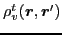 $\rho_v^t(\bm{r},\bm{r}')$