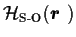 $\displaystyle {\cal H}_{\mbox{\scriptsize {S-O}}} (\mbox{{\boldmath {$r$ }}})$