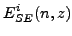 $\displaystyle E_{SE}^i(n, z)$