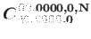 $\bm{C_ {40, 0000, 0}^{00, 0000, 0, \bf {N}}}$