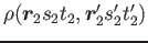 $\rho(\bm{r}_{2} s_2 t_2,\bm{r}'_{2} s'_2 t'_2)$