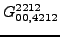 $\displaystyle {}{G_{00,4212}^{2212}}$