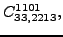 $\displaystyle {}{C_{33,2213}^{1101}} ,$