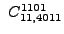 $ ~{}{C^{1101}_{11,4011}}$