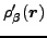 $\displaystyle \rho_{\beta}'(\vec {r})$