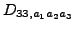 $\displaystyle D_{33,a_1a_2a_3}$