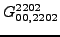 $\displaystyle {}{G_{00,2202}^{2202}}$