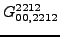 $\displaystyle {}{G_{00,2212}^{2212}}$