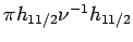 $\pi h_{11/2}\nu^{-1}h_{11/2}$