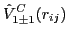 $\displaystyle \hat V^C_{1\pm 1}(r_{ij})$