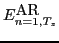 $E^{\textrm{AR}}_{n=1,T_z}$