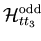 $\displaystyle {\cal H}_{t t_3}^{\rm odd}\!$