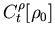 $\displaystyle C_t^{\rho} [\rho_0]$