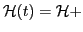 $\displaystyle {\cal H}(t) = {\cal H} +$