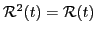 $ {\cal R}^2(t) = {\cal R}(t)$