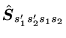 $\displaystyle \hat{\mbox{{\boldmath {$S$}}}}_{s_1's_2's_1s_2}$