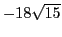 $-18\sqrt{15}$