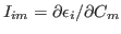 $ I_{im}=\partial\epsilon_i/\partial{C_m}$