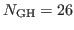 $ N_{\rm GH} = 26$