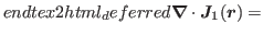 $\displaystyle \frac{1}{2}{\sf J}_{kab}(\bbox{r}) + \frac{1}{2}{\sf J}_{kba}(\bbox{r})
 - \frac{1}{3} J_k(\bbox{r}) \delta_{ab}.$