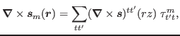 $\displaystyle -\frac{\Lambda^{+}}{r}V^{-}_{kt'}[\partial_z V^{+\ast}_{kt}]-\frac{\Lambda^{-}}{r}V^{+\ast}_{kt}[\partial_z V^{-}_{kt'}]$