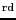 $^{\rm rd}$