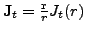 $ {\mathbf J}_t=\frac{{\mathbf r}}{r}J_t(r)$