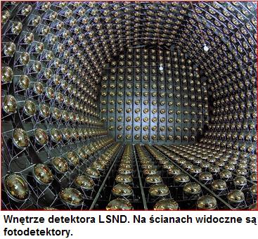 Wnętrze detektora LSND