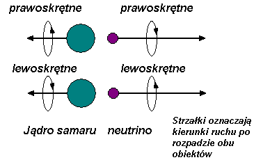 Produkty rozpadu Europium i ich skrętności