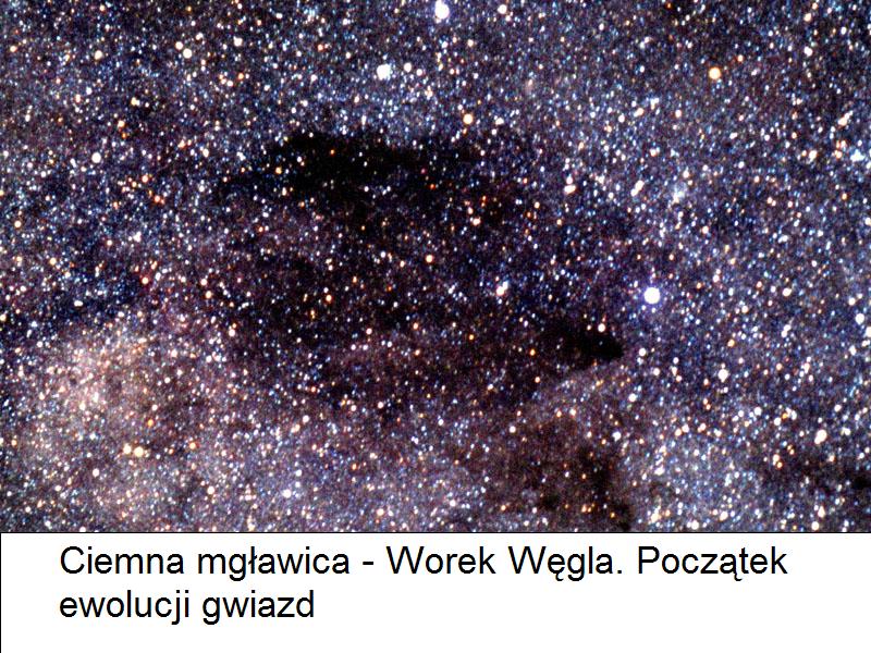 Ciemna mgławica - początek ewolucji gwiazd