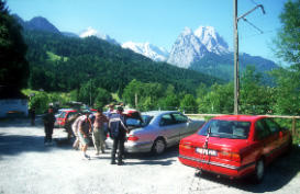 Parking pod Alpspitze