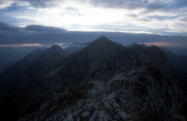 Zmierzch nad  
Wettersteingebirge