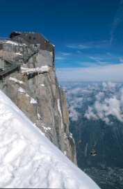 Kolejka na Aguille du Midi